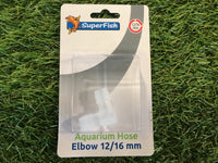 Aquarium hose elbow 12/16mm