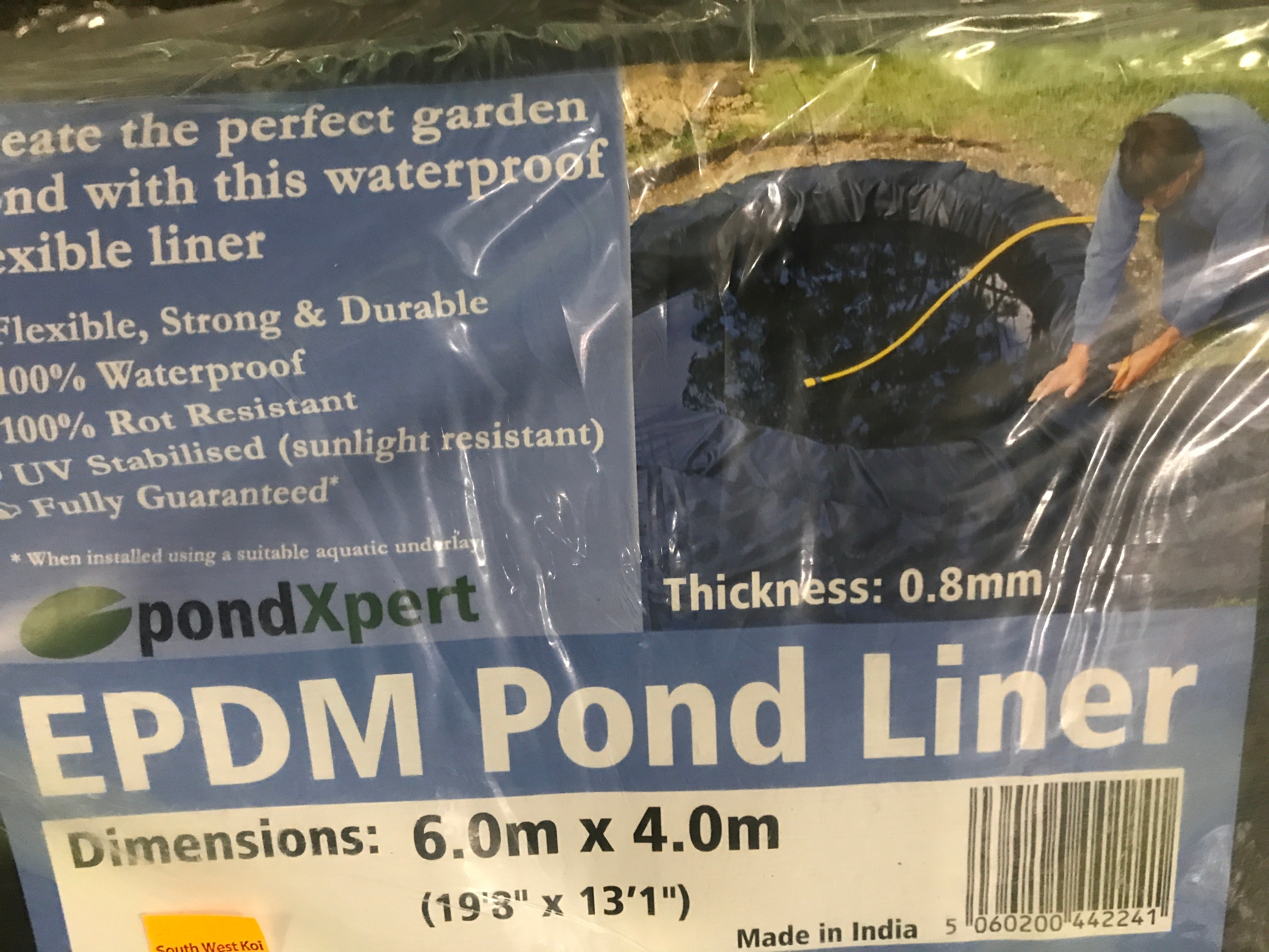 EPDM Pond liner