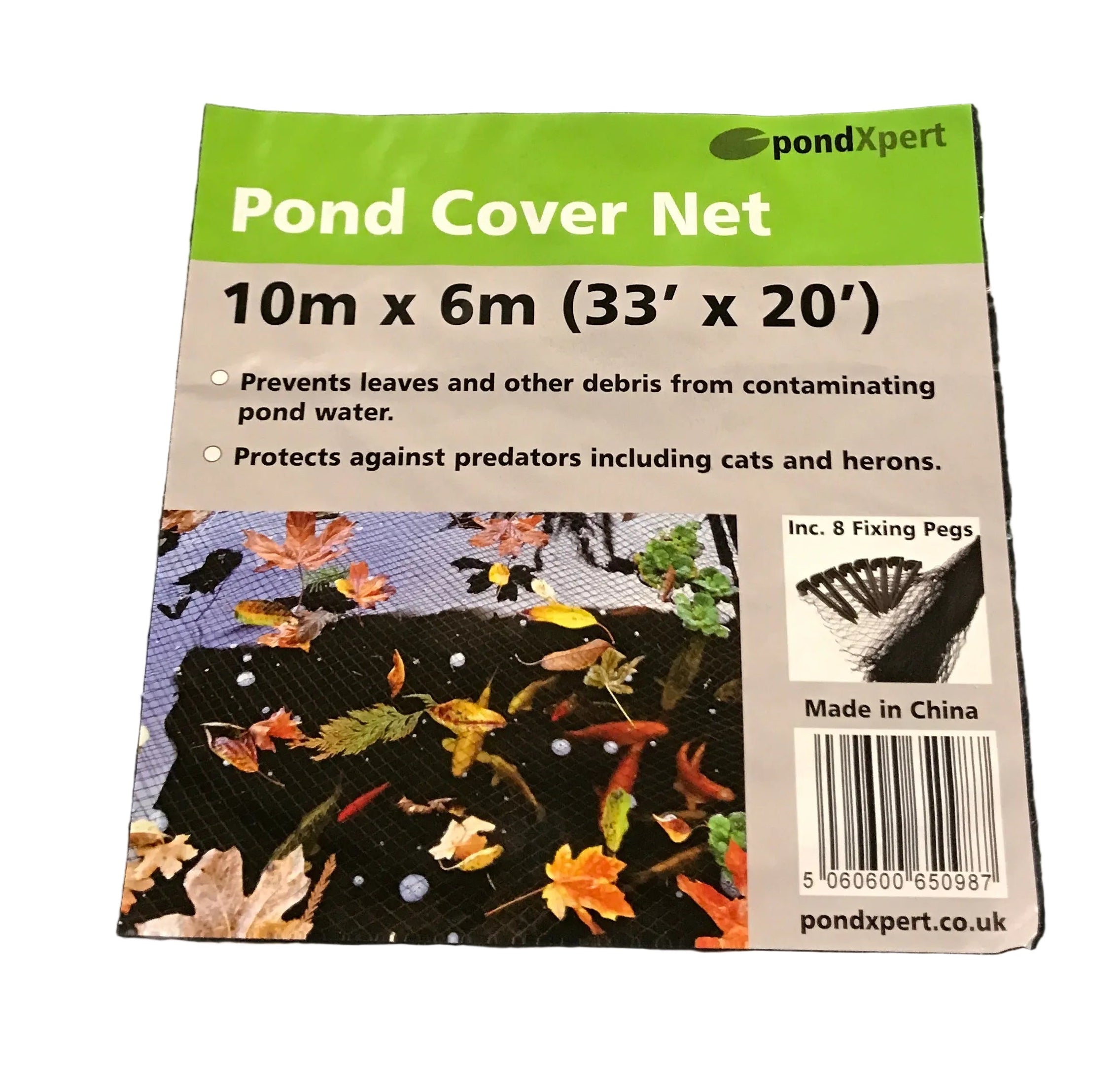 Pond cover net
